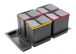 Garbi Basket B-90-T-4 Sorteer Afvalsysteem voor Lade 90cm - Inclusief Houder en 4 x 15 Liter Afvalbakken 1208969545

Garbi Basket B-90-T-4 Szelektív Hulladékrendszer 90 cm-es Fiókhoz - Tartal