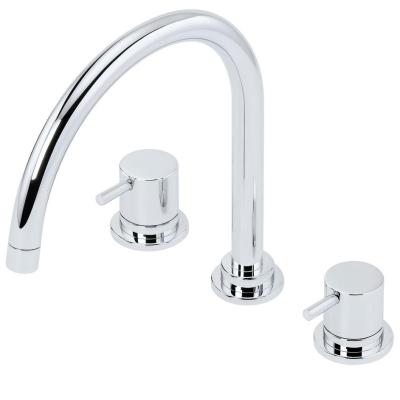 Waterevolution Flow 3-lyukú konyhai keverőcsap forgatható kifolyóval és szűrt víz csatlakozással króm T152U01