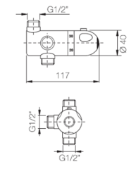 PB Kiegészítő Kazán Termosztatikus Keverőszelep 1208969799