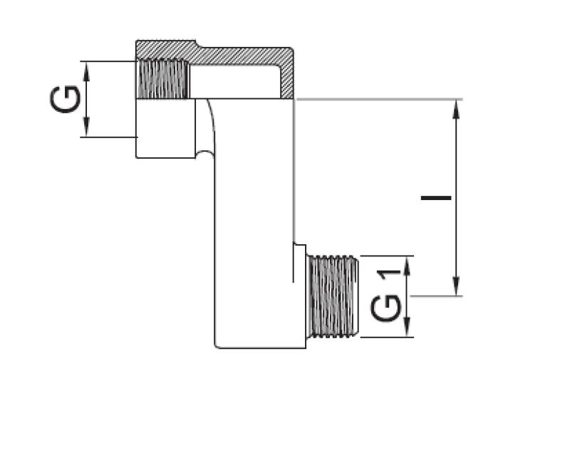 PB S-csatlakozó 10mm Excentrikus G 1/2” G1 1/2” 1208969804