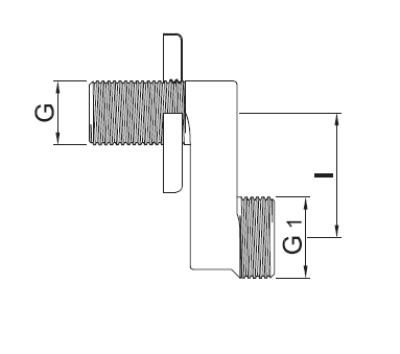PB S-csatlakozó króm Állítható 100mm Excentrikus G 1/2” G 1 3/4” 1208969852