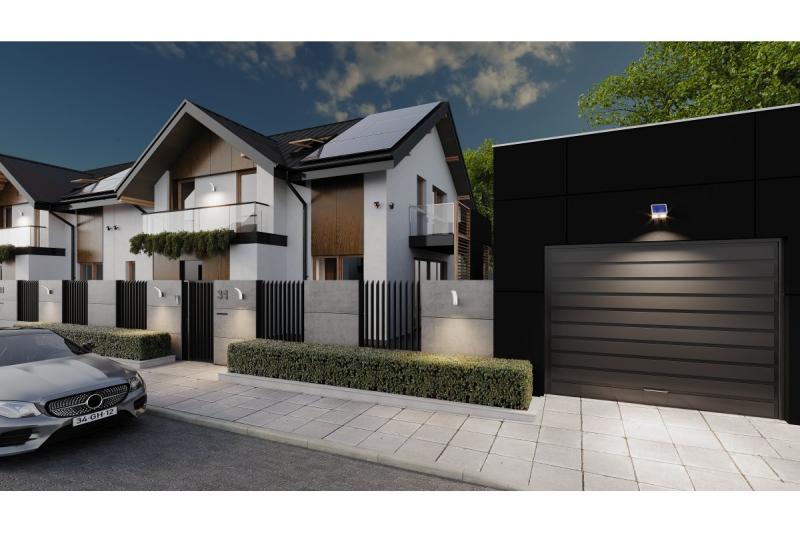 Napfény-világítóberendezés mozgás- és alkonyatérzékelővel DAVOS, LED, 1000lm, 4000K, 2000mAh, IP54, fehér