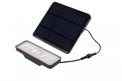 Napfény lámpatest mozgás- és alkonyatérzékelővel DAVOS, LED, 1000lm, 4000K, 2000mAh, IP54, fekete