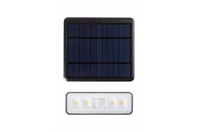 Napfény lámpatest mozgás- és alkonyatérzékelővel DAVOS, LED, 1000lm, 4000K, 2000mAh, IP54, fekete