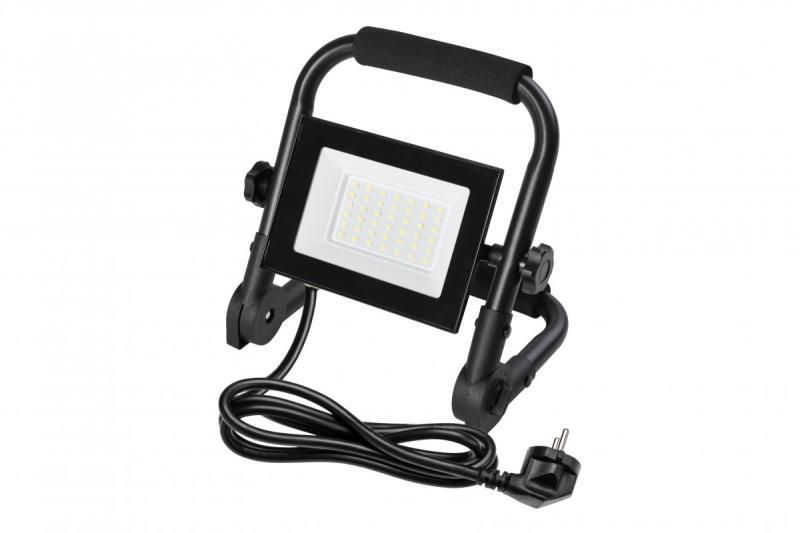 NELI Hordozható Reflektor, LED, 30W, 2700lm, 6400K, AC220-240V, IP65, 1,5m kábel