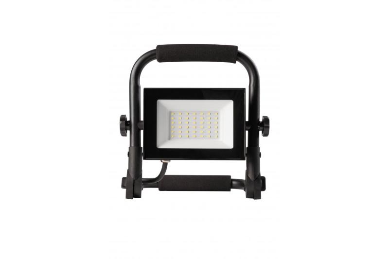 NELI Hordozható Reflektor, LED, 30W, 2700lm, 6400K, AC220-240V, IP65, 1,5m kábel
