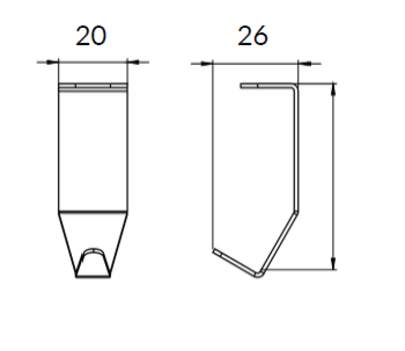 Epka Luxion Akasztó Konyhai Sínekhez Fém Fekete 1208969962