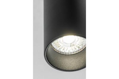 Mennyezeti lámpa VIRGO, max. 250V, 50/60Hz, 57x152mm, IP20, max. 20W, Kerek, Fekete