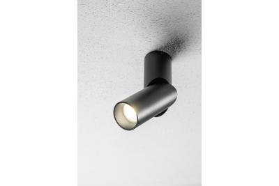 Mennyezeti lámpa VIRGO, max. 250V, 50/60Hz, 57x152mm, IP20, max. 20W, Kerek, Fekete