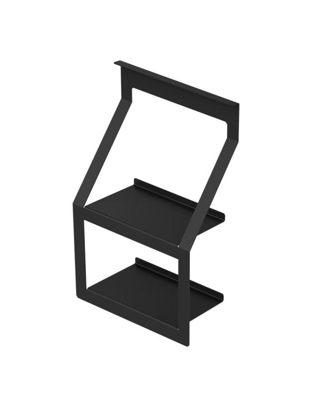 Epka Luxion Set Konyhai Sínek 80 cm Kiegészítőkkel Fém Rejtett Rögzítéssel Fekete 1208969982