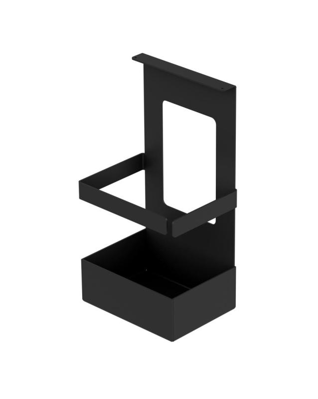 Epka Luxion Set Konyhai sín 80 cm Kiegészítőkkel Fém Vakrögzítéssel Fekete 1208969994