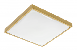 ALTAR LED mennyezeti lámpa, 295x295mm, 4000K, 24W, 1680lm, AC180-250V, 50/60 Hz, PF>0.5, IP44, aranyszínű, 3 év garancia.