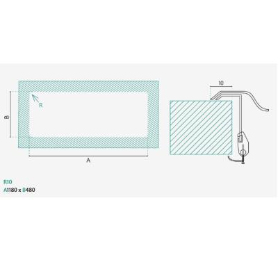 Centurio 120 RVS dupla mosogató felszerelés 120x50cm csepegtetővel 1208970029