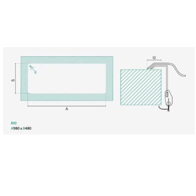 Banka Centurio 100-15 RVS 1,5 Mosogató felépítmény 100 x 50cm Csepegtető résszel 1208970035