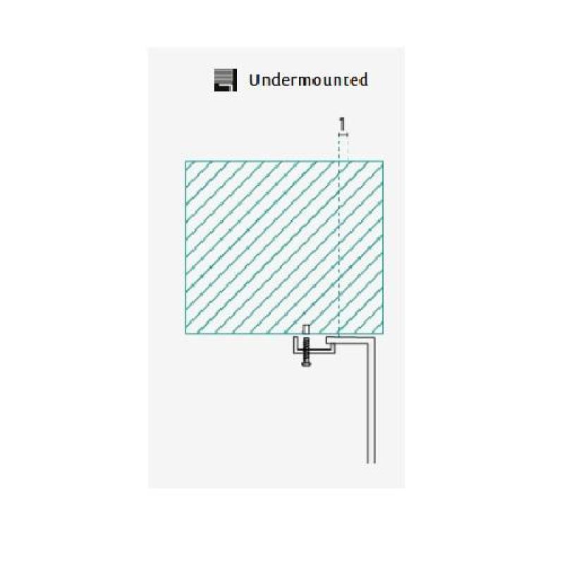 Banka P18380 rozsdamentes acél kerek sekély mosogató lecsepegtető tálca 45 cm felépítés és alépítés 1208970057