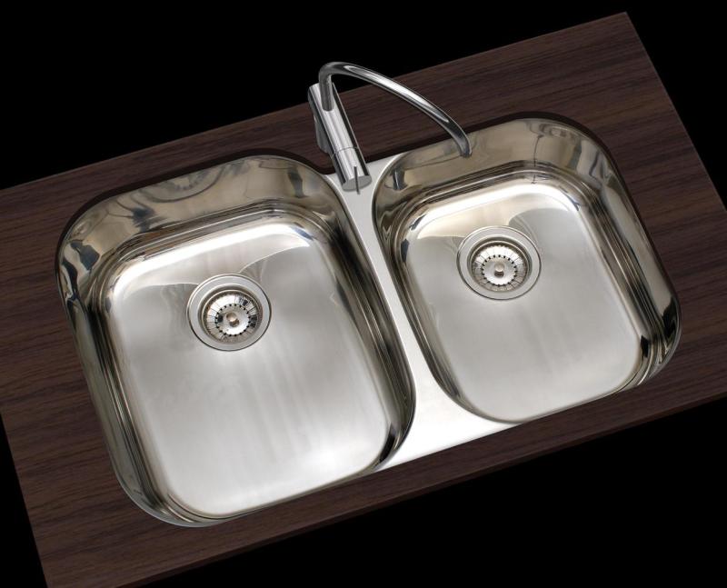 Banka Princess rozsdamentes acél dupla mosogató alátét 750x475 mm 1208970067