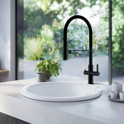 Ausmann Ceramic Brook kerámia fehér kerek felépítmény mosdókagyló 1208970092