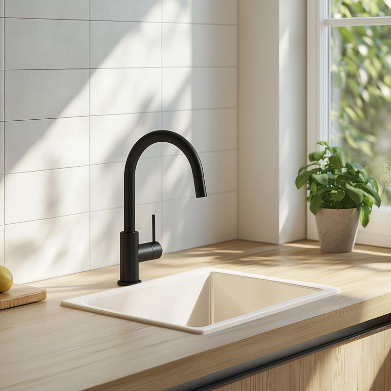 Ausmann Ceramic Ember Kerámia Fehér Négyzet Alakú Felépített és Aláépített Mosogató 40 x 40 cm RVS dugóval 1208970094