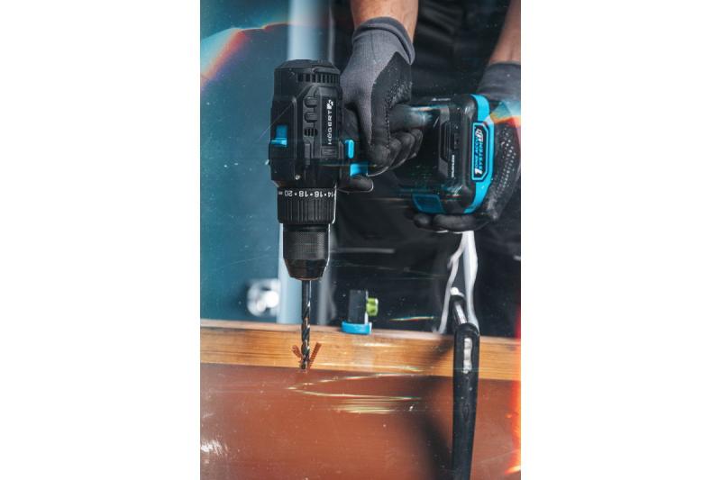 Högert borstelloze accuschroevendraaier 18V voor hout, metaal.