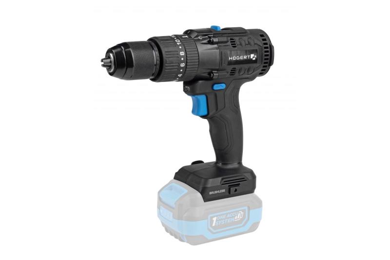 Högert borstelloze accu klopboormachine 18V voor baksteen, kő, fa, fém és műanyag.