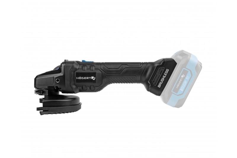HÖGERT Vezeték nélküli sarokcsiszoló 125MM 18V - akkumulátor nélkül