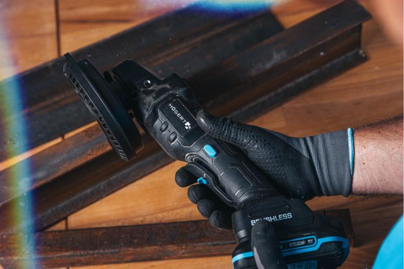 HÖGERT Vezeték nélküli sarokcsiszoló 125MM 18V - akkumulátor nélkül