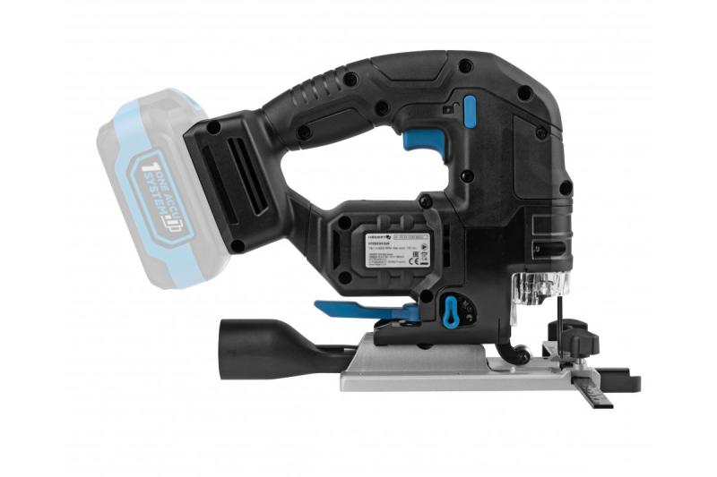 HÖGERT akkumulátoros dekopírfűrész, 18V, rezgéscsillapított fogantyú - akkumulátor nélkül