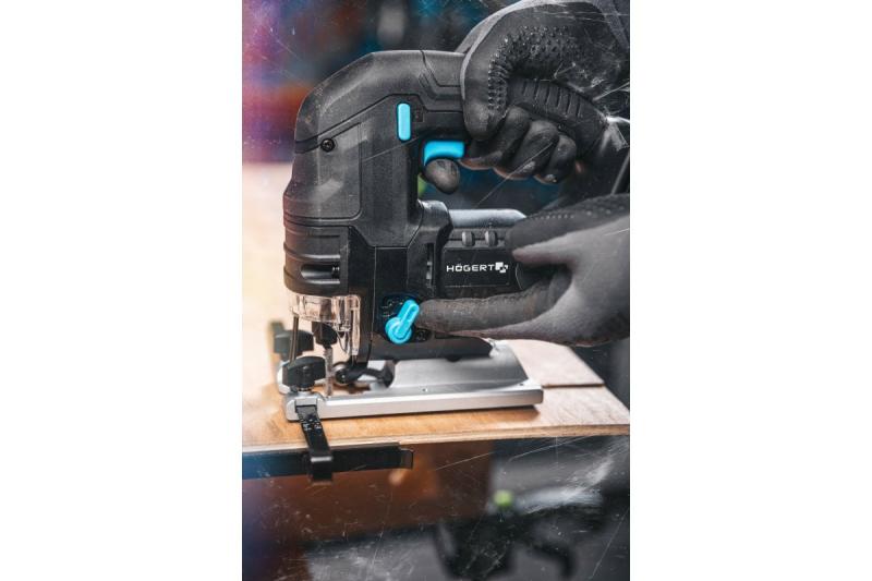 HÖGERT akkumulátoros dekopírfűrész, 18V, rezgéscsillapított fogantyú - akkumulátor nélkül