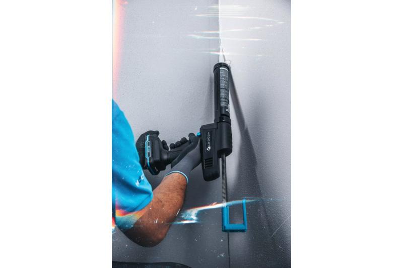 HÖGERT akkumulátoros pisztoly, 18V, max. préselési erő 2500 Nm - akkumulátor nélkül