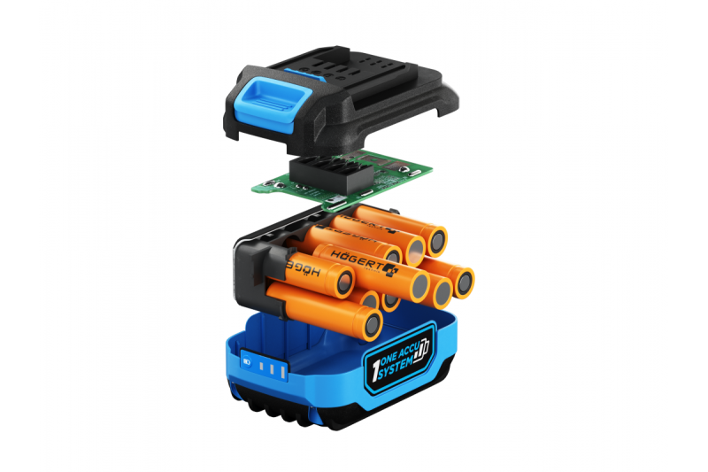 HÖGERT újratölthető akkumulátor 4,0 Ah 18 V