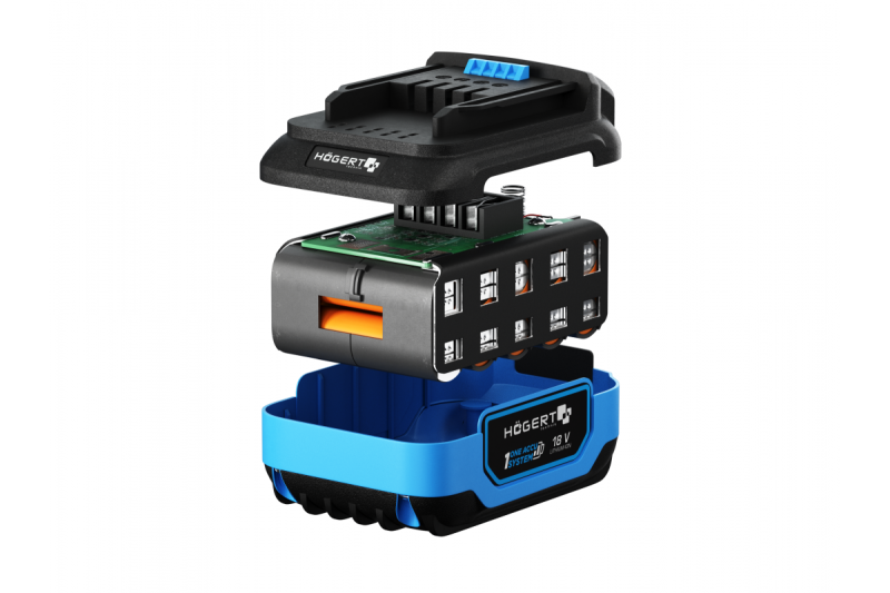 HÖGERT újratölthető akkumulátor 6,0 Ah 18 V