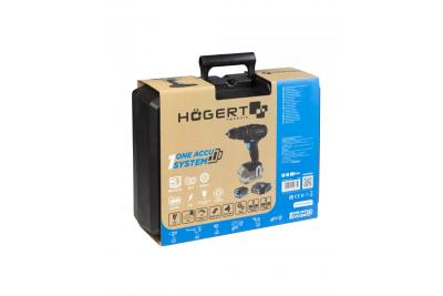 HÖGERT accu-boor 18V, set met accu, oplader, bithouder, boorhouder
