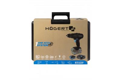 HÖGERT accu-boor 18V, set met accu, oplader, bithouder, boorhouder