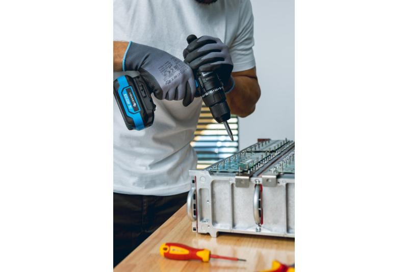 HÖGERT accu-boor 18V, set met accu, oplader, bithouder, boorhouder