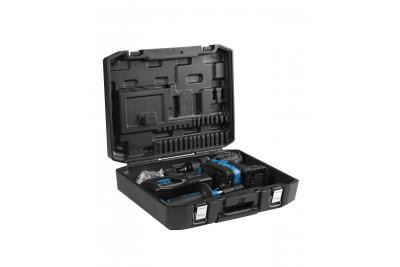 HÖGERT Brushless akkumulátoros csavarhúzó készlet, 18V, bittartóval, bitraktárral, töltővel és akkumulátorral