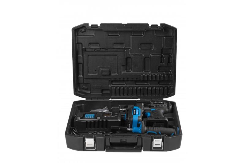 HÖGERT Brushless akkumulátoros csavarhúzó készlet, 18V, bittartóval, bitraktárral, töltővel és akkumulátorral