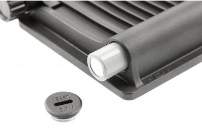 Napárvíz fény LUMOS II, LED, 2000lm, 6400K, 2600mAh cserélhető, IP65, fekete