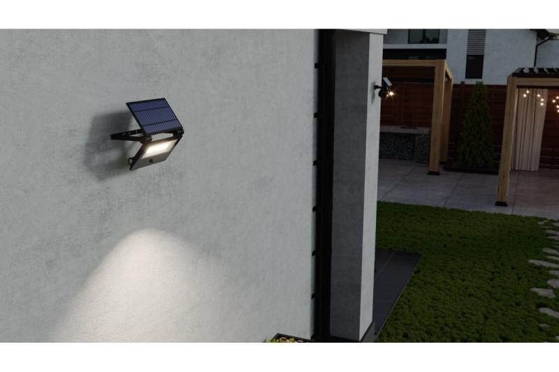 Napárvíz fény LUMOS II, LED, 3000lm, 6400K, 2x2600mAh cserélhető, IP65, fekete