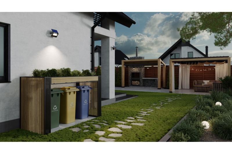 Napárvíz fény LUMOS II, LED, 3000lm, 6400K, 2x2600mAh cserélhető, IP65, fekete