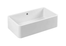 Ausmann Kerámia Mira Kerámia Fehér Mosogató - Beépíthető és Felépíthető 795 x 460 mm 1208970515