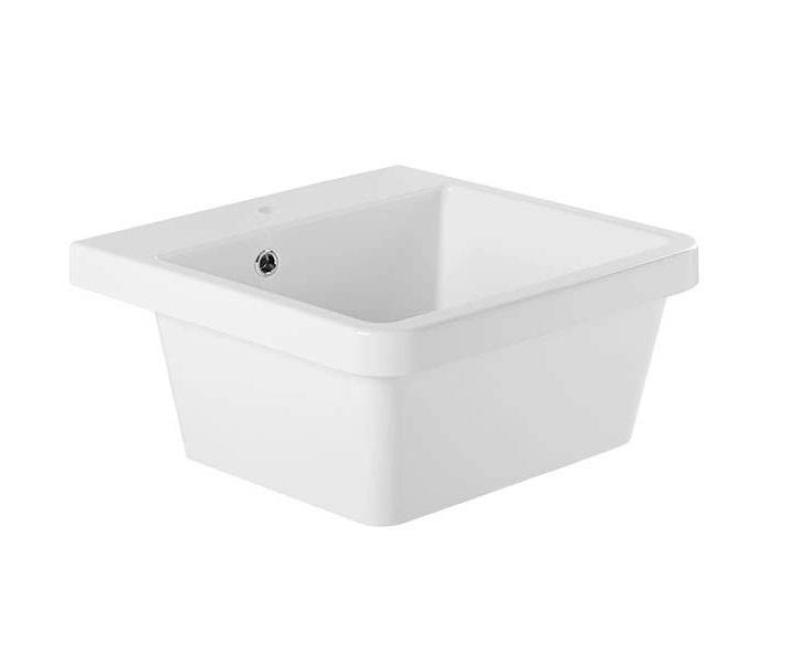 Ausmann Ceramic Frost Kerámia Fehér Mosdókagyló - Pult feletti 510 x 506 mm csaptelephellyel 1208970516