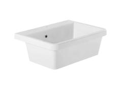 Ausmann Ceramic Frost Kerámia Fehér Mosogató - Felépítmény 660 x 506 mm csaptelephellyel 1208970517