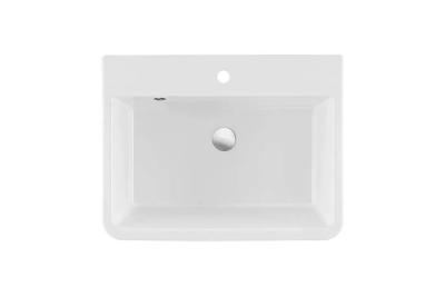 Ausmann Ceramic Frost Kerámia Fehér Mosogató - Felépítmény 660 x 506 mm csaptelephellyel 1208970517