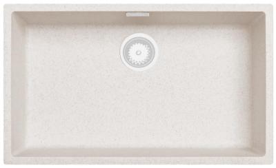 Zandfehér Nagy Wasbak 70x40 cm Als Onderbouw, Opbouw en Vlakinbouw met Fehér Stop 1208970526