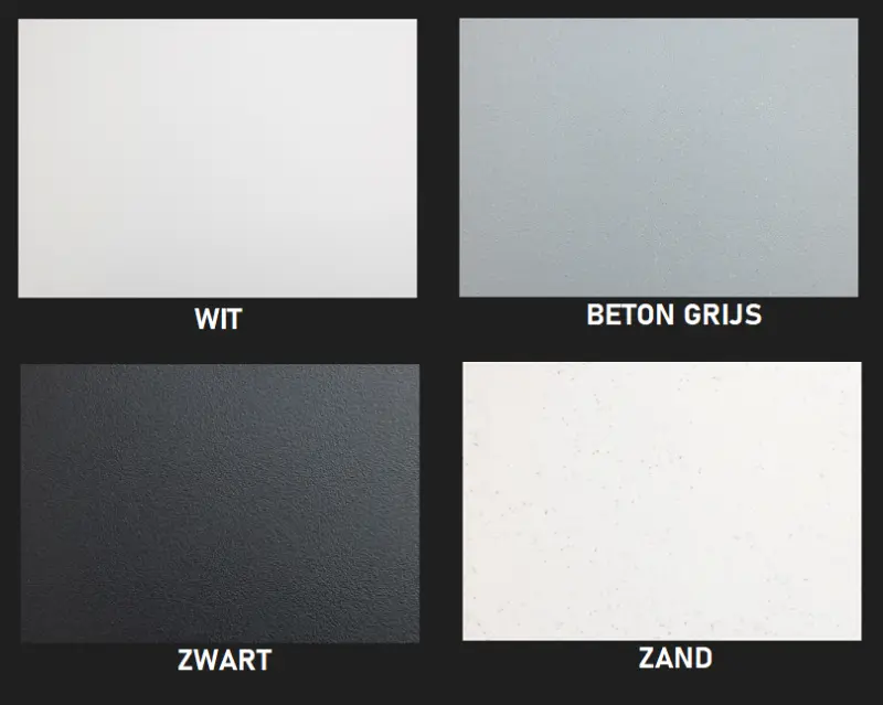 Zand Wit Creme Wasbak 50x40 cm Onderbouw, Opbouw en Vlakbouw met Witte Stop 1208970546