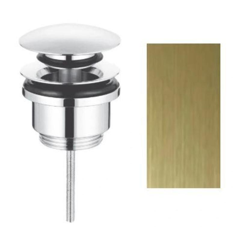 Waterevolution Flow leeresztőszelep 1.1/4 PVD kefélt arany M199VAL1WGE