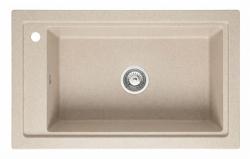 Graniteland Magra Granit Beige Homok Mosogató felépítés 686 x 427 mm csaplyukkal és rozsdamentes acél dugóval 1208970617