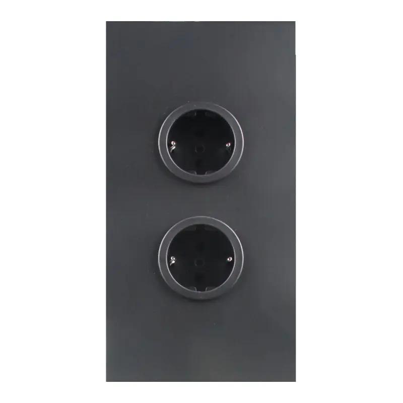 Indux Corner Energiaoszlop 2 csatlakozóval, földelővel, fekete 1208970642