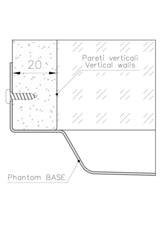 Foster Phantom Base RVS Bodemplaat Werkblad Spoelbak 71x40cm voor Inbouw in Keramiek, Natuursteen en Solidsurface dikte 20mm 1208970694