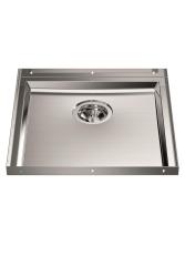 Foster Phantom Base Rozsdamentes Acél Alaplap Munkalap Mosogató 40x40cm Beépíthető Kerámiába, Terméskőbe és Szilárd Felületbe 20mm Vastagság 1208970718
